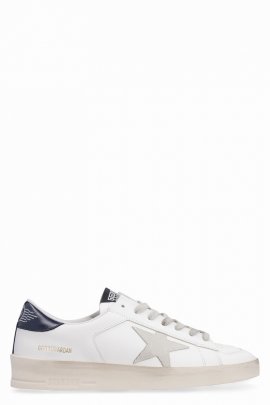 Stardan Leather Low-top Sneakers In White