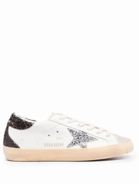 Super Star Low-top Sneakers In White Ice Silver