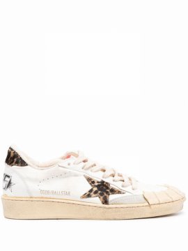 Ball Star Low-top Sneakers In Beige