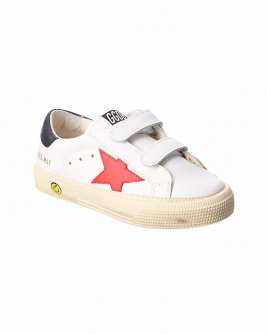 Kids' May School Leather Sneaker In Multi