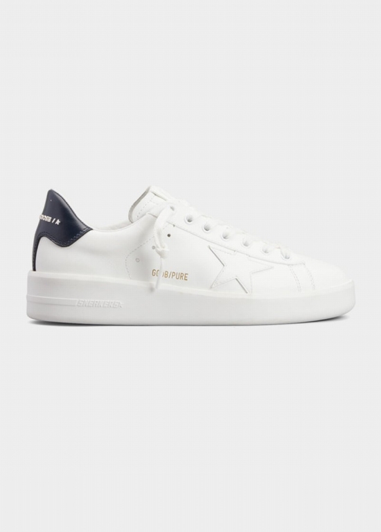 Pure Star Leather Low-top Sneakers In White