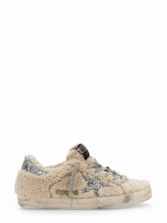 Super-star Shearling Upper Glitter Star In 15260