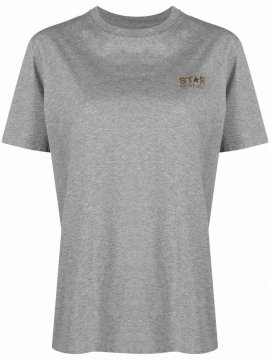 Logo-print Cotton T-shirt In Grey