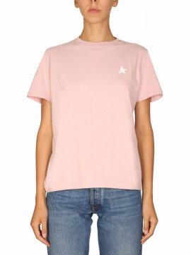 Women's Pink Other Materials T-shirt
