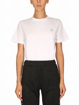 Women's White Other Materials T-shirt