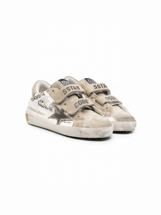 Kids Distressed Low Top Suede Sneakers In Multi-colored