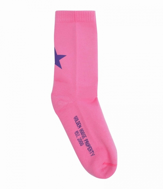 Star Motif Ankle Socks In Multi-colored