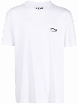 `star` `big Star Back Logo` T-shirt In Bianco