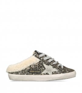 Glitter Superstar Sabot Sneakers In Multi