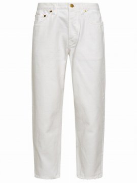 Cory Loose Skate Jeans In White