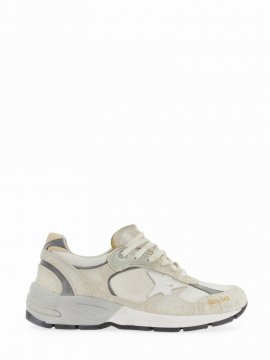 Sneakers With Contrasting Panels In Bianco