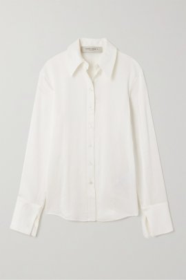 Journey Crepon Shirt In Ivory