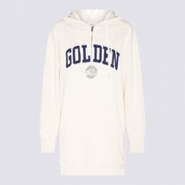 Journey W`s Sweatshirt Hoodie Dress W/zip Golden Patch In Neutrals