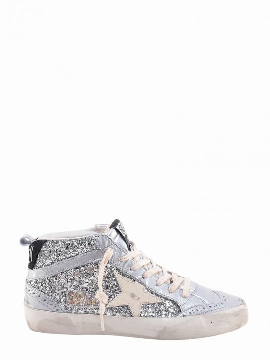 Mid Star Sneakers In Silver