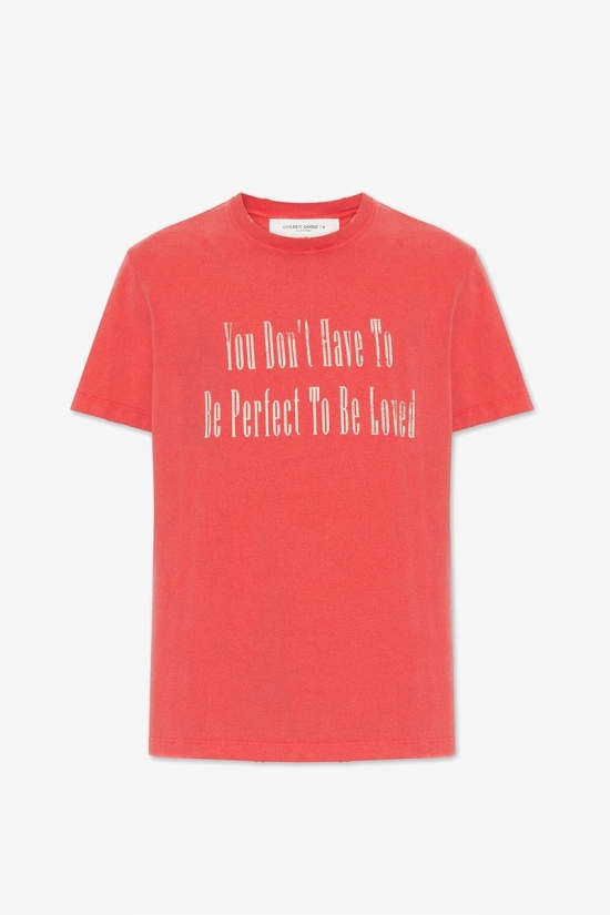 Printed T-shirt In Rosso