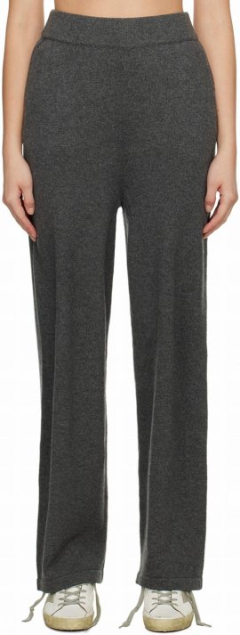 Gray Patch Lounge Pants In 60255 Grey Melange