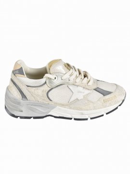 Running Dad Sneakers In White/silver