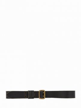 Double Prong Belt In Black