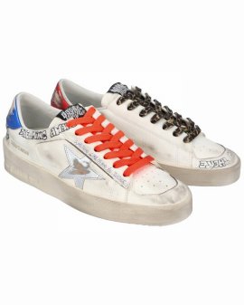 Stardan Leather Sneaker In White