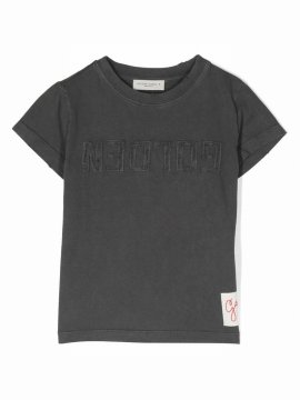 Kids' Logo-appliqu?? Cotton T-shirt In Grey