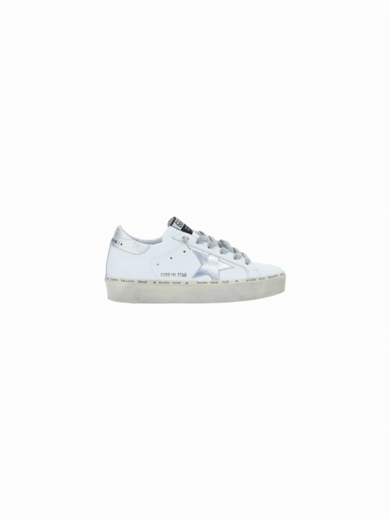 Hi Star Sneakers In White/silver