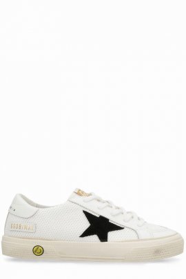 Kids' May Low-top Sneakers In White/black