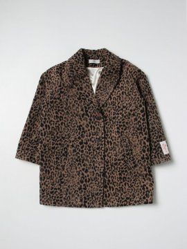 Coat Kids Color Brown