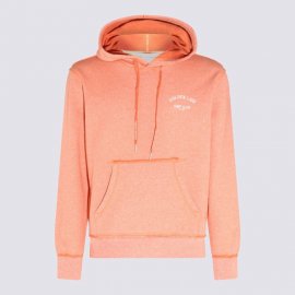 Orange Cotton Blend Sweatshirt