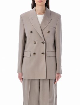 Journey Wool Blazer In Grey