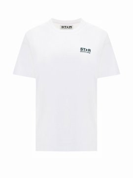 T-shirt In Optic White/green
