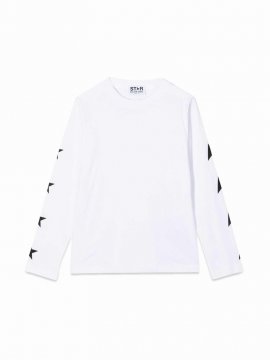 Multistar Long Sleeve T-shirt In White