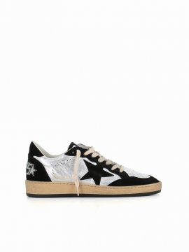 Sneaker Ballstar In Silver/black