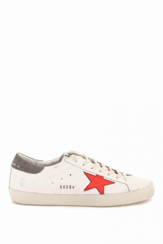 Superstar Sneakers In White,red,grey