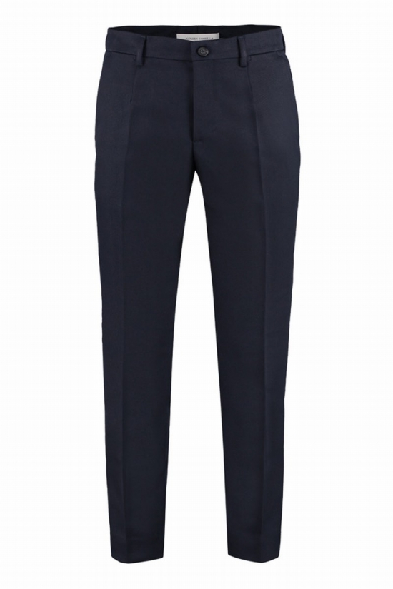 Milano Wool Trousers In Blue