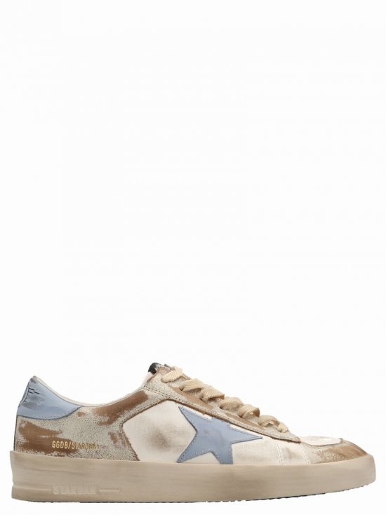 Stardan Sneakers In White/blue Fog