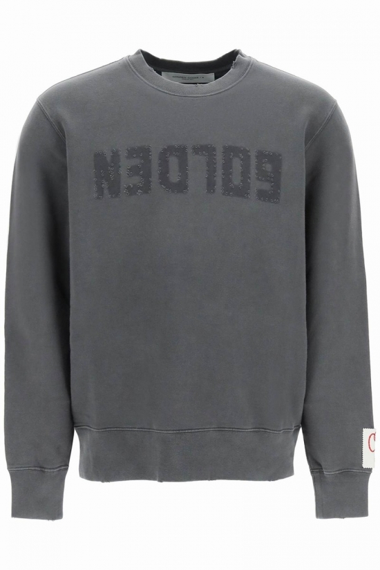 Reverse Logo Sweatshirt In Anthracite (grey)