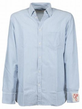 Golden Shirt Regular Striped Cotton Oxford In Default Title