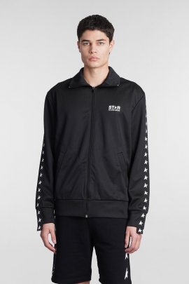 Denis Sweatshirt In Black Synthetic Fibers