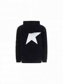 Star Hoodie In Black/white