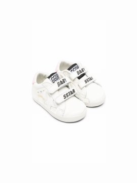 Baby Sneakers School Aus Leder In White