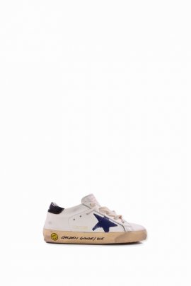 Kids' Leather Sneakers In White