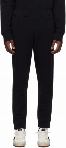 Black Drawstring Sweatpants In 90100 Black