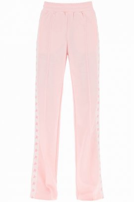 'dorotea' Track Pants With Star Bands In Pink