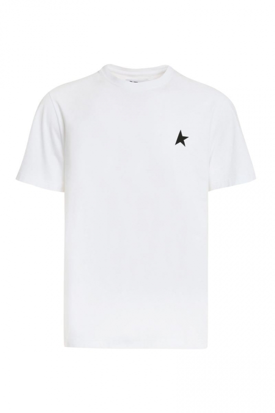 Cotton Crew-neck T-shirt In White