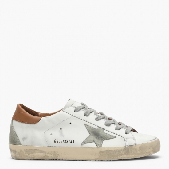 Deluxe Brand Brown Superstar Low Sneakers In White