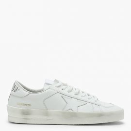 Stardan Leather Sneakers In White