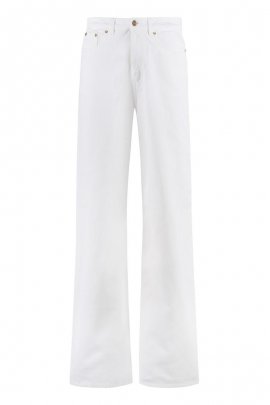 Wide Leg Jeans In White