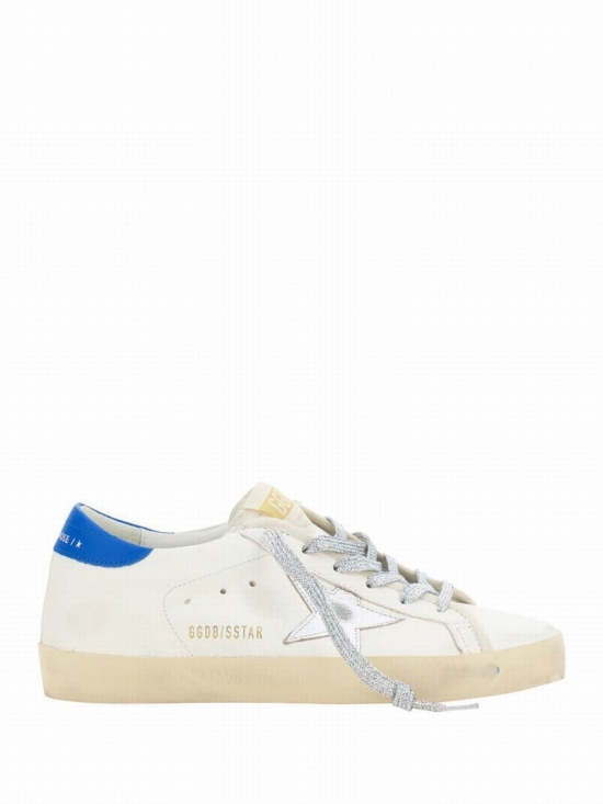 Sneakers In Cream/silver/blue