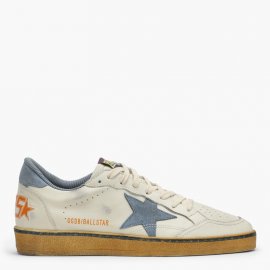 Deluxe Brand Ball Star Milk/blue Trainer In White