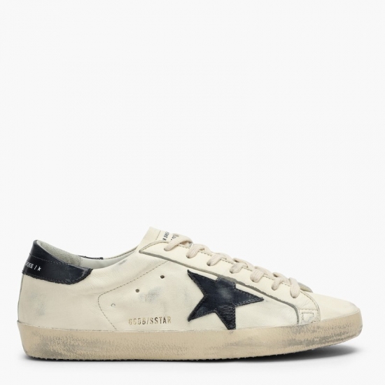 Deluxe Brand Super Star White/black Low Trainer